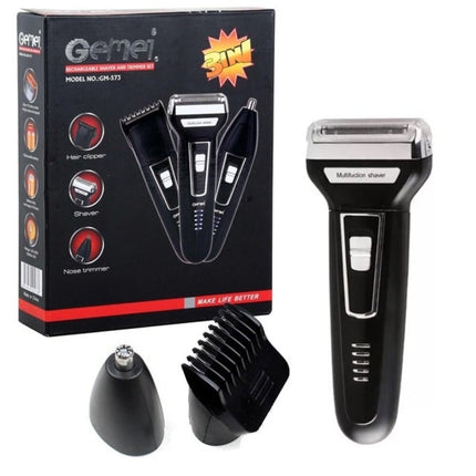 Geemy Rechargeable Shaver And Trimmer Set GM-573