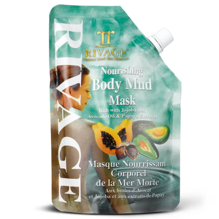 Rivage Nourishing Body Mud Mask With Avocado, Jojoba & Papaya 500ml
