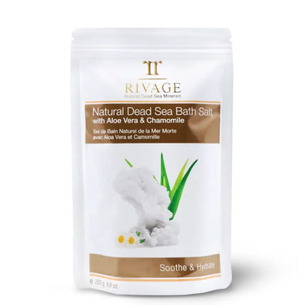 Rivage Original Dead Sea Bath Salts - Aloe Vera & Chamomile 250g