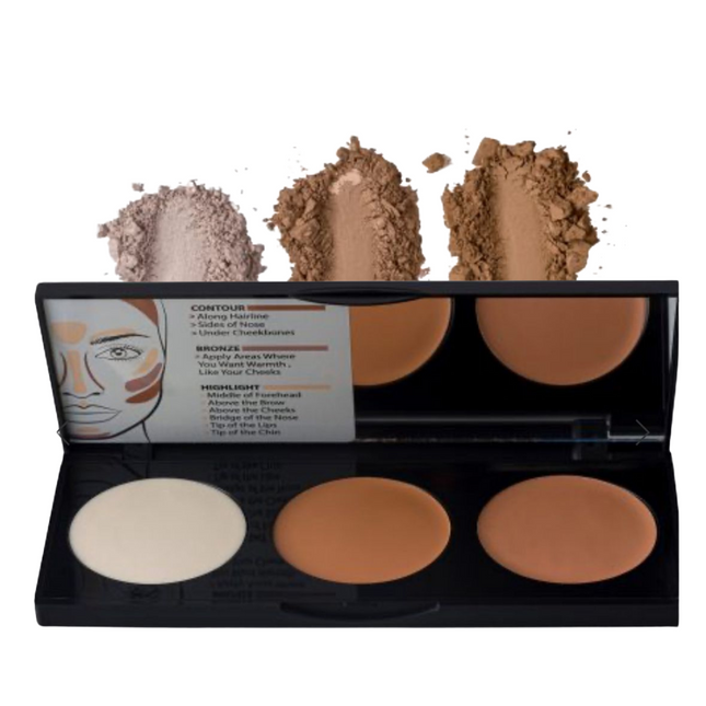 Note Perfecting Contouring Powder Palette 01 Light To Medium
