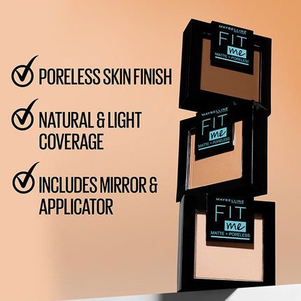 درجات بودرة فيت مي المطفية غير اللامعة لاخفاء المسام من ميبيلين