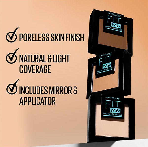 درجات بودرة فيت مي المطفية غير اللامعة لإخفاء المسام من ميبيلين