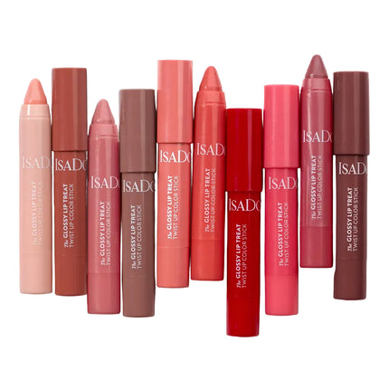 الوان احمر الشفاه اللامع من ايزادورا، بدرجات الوان قابلة للتدوير