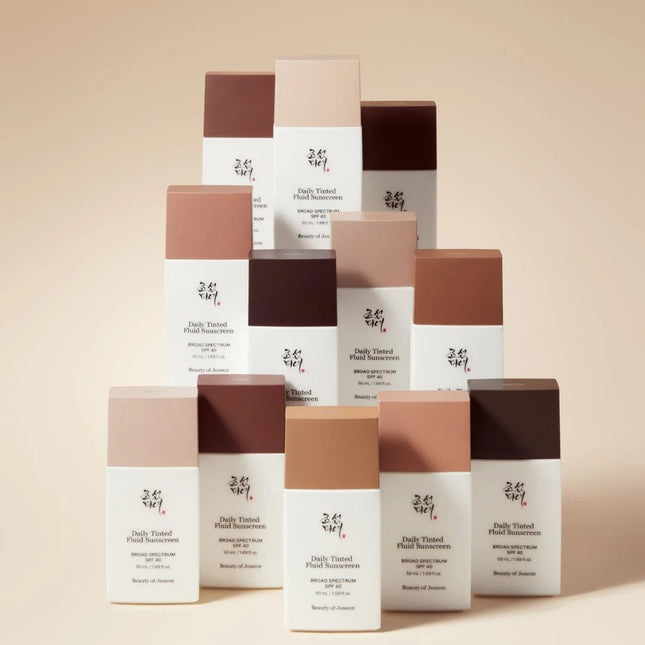 Beauty Of Joseon Daily Tinted Fluid Sunscreen Shades
