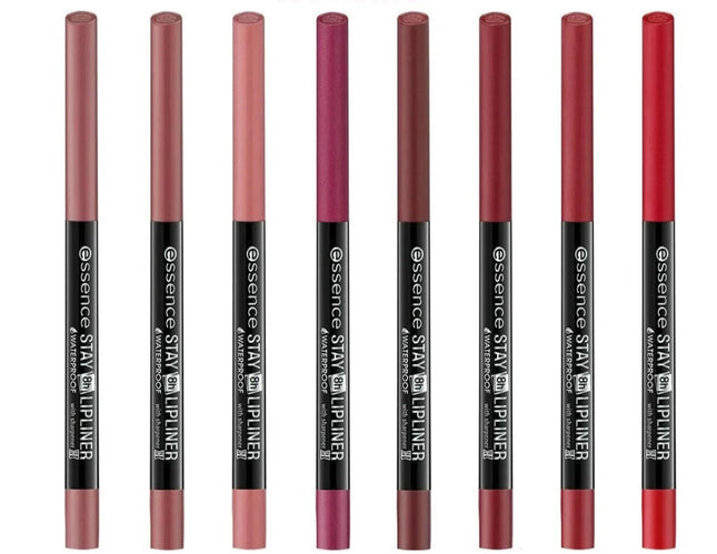 Essence 8H Matte Comfort Lip Liner Shades