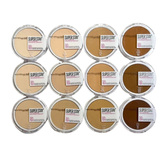 درجات كريم اساس بودرة مايبيلين سوبر ستاي بتغطية كاملة