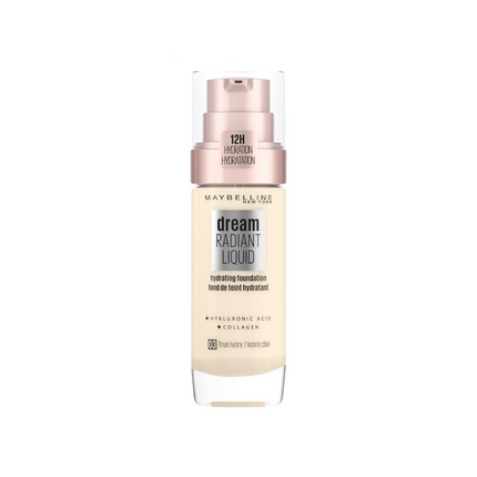 Maybelline Dream Satin Liquid Foundation - 03 True Ivory
