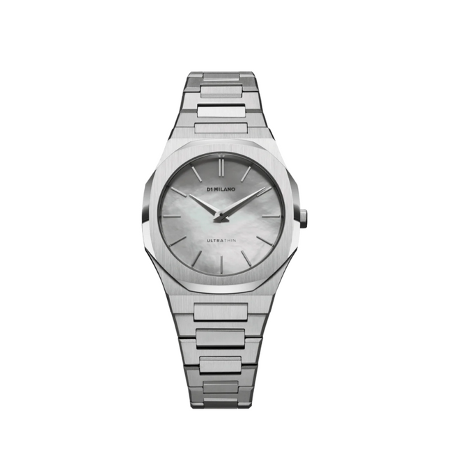 D1 MILANO Ultra Thin In Silver Watch For Men