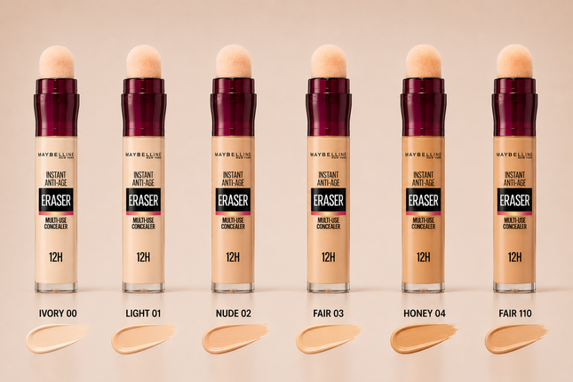 MAYBELLINE INSTANT ANTI-AGE ERASER 12H SHADES
