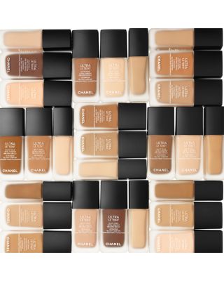 CHANEL ANEL ULTRA LE TEINT Ultrawear All-Day Comfort Flawless Finish Foundation Shades