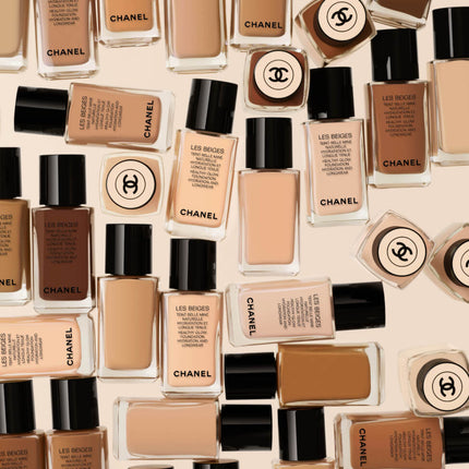 CHANEL LES BEIGES Healthy Glow Foundation Hydration and Longwear Shades