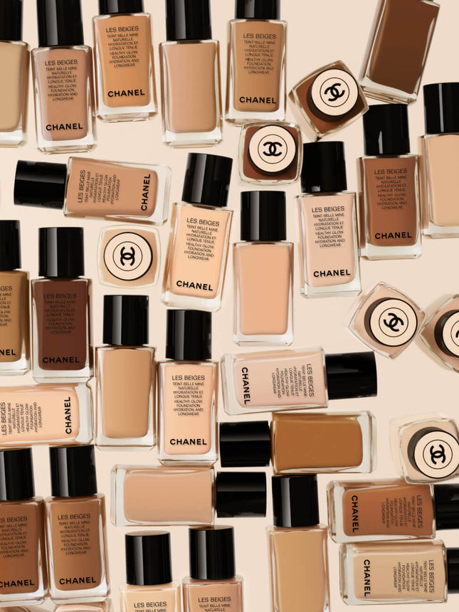 CHANEL LES BEIGES Healthy Glow Foundation Hydration and Longwear Shades