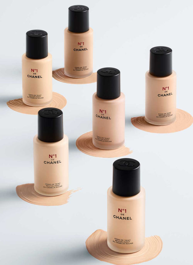 CHANEL N°1 DE CHANEL FOND DE TEINT REVITALISANT HYDRATE PROTEGE SHADES