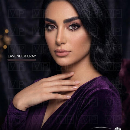 عدسات زهره عدسات سنوية لون لافندر جراي