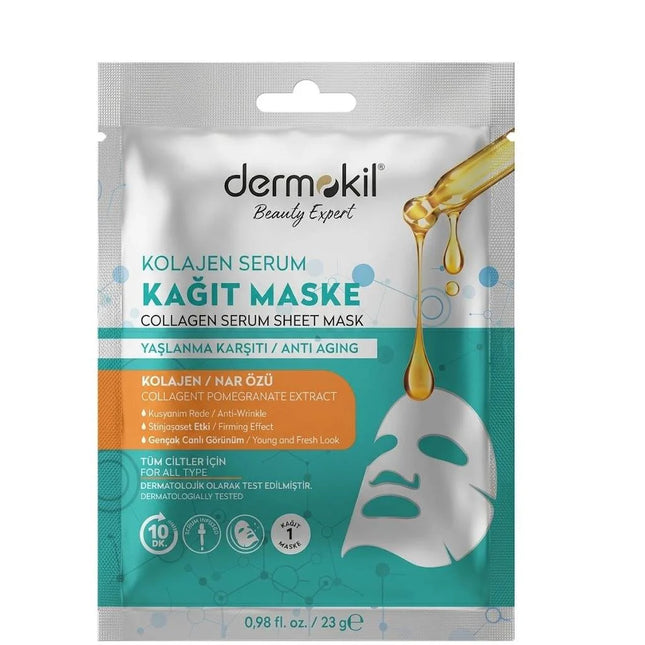 DERMOKIL COLLAGEN SERUM SHEET MASK 23G