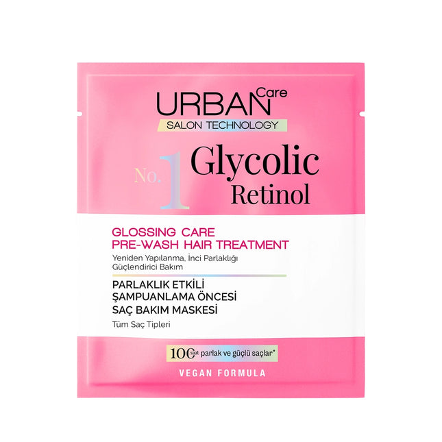 URBAN CARE Glycolic & Retinol  Glossing Pre-Hair Mask 50ML