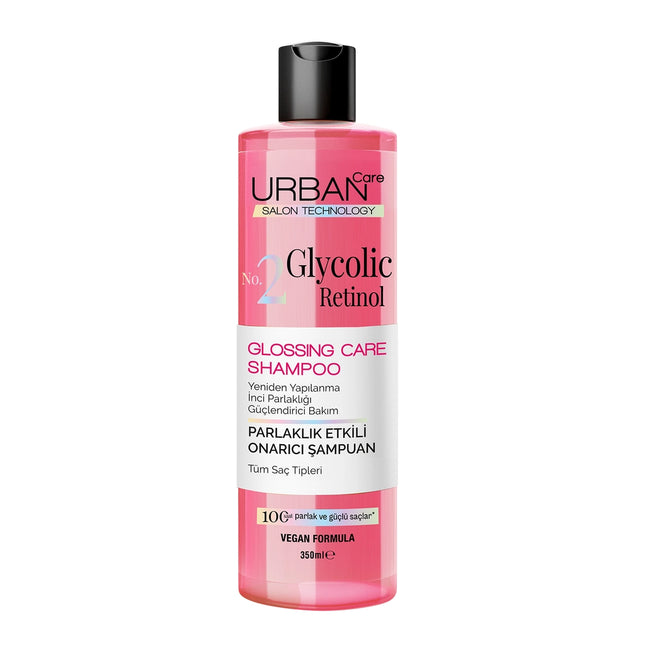 URBAN CARE Glycolic & Retinol Glossing Care Shampoo 350ML