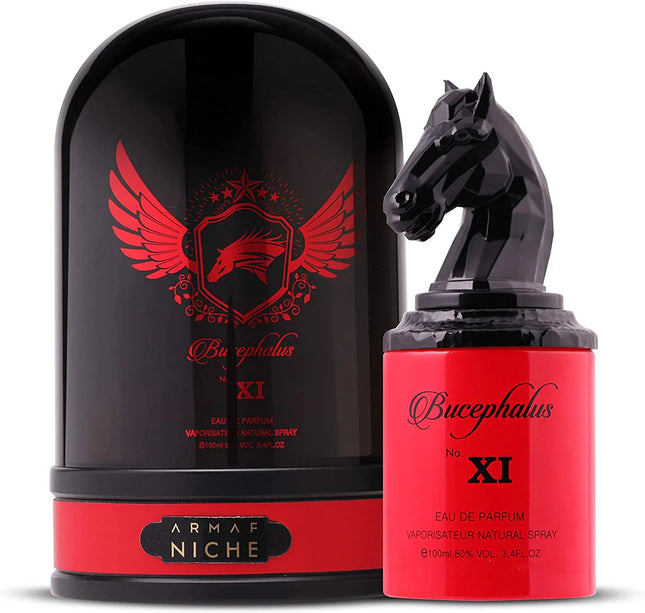ARMAF BUCEPHALUS NO.XI 100ML BLACK WITH RED UNISEX PERFUME