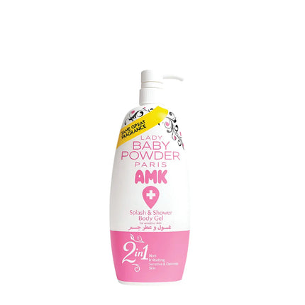 Lady Baby Powder AMK Splash Shower Gel Pink 800ml