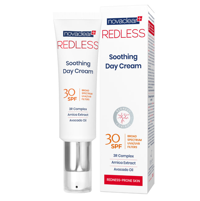 Novaclear Redless Soothing Day Cream SPF30 For Redness-Prone Skin 50ml