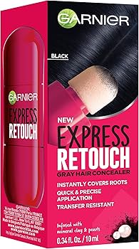 GARNIER EXPRESS RETOUCH BLACK-GRAY HAIR CONCEALER
