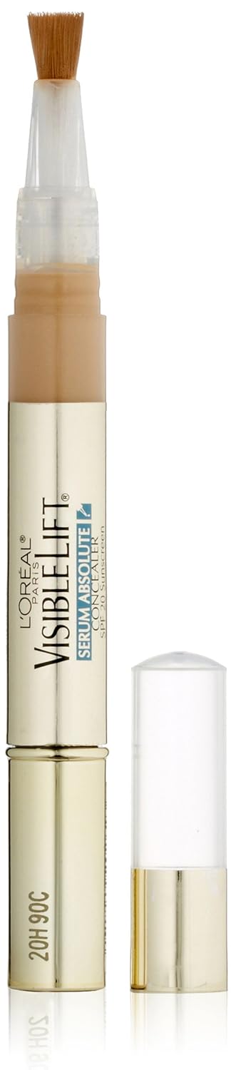 LOREAL PARIS VISIBLE LIFT SERUM ABSOLUTE CONCEALER/CORRECTEUR 124 MEDIUM