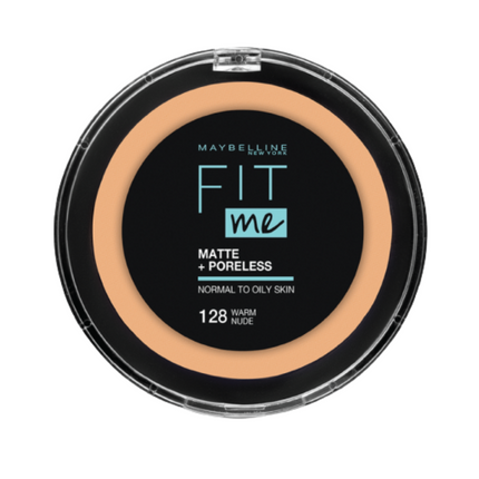 Maybelline Fit Me! Matte and Poreless Powder-128 Warm Nude