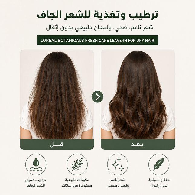 LOREAL PARIS BOTANICALS FRESH CARE LEAVE-IN FOR DRY HAIR 100ML