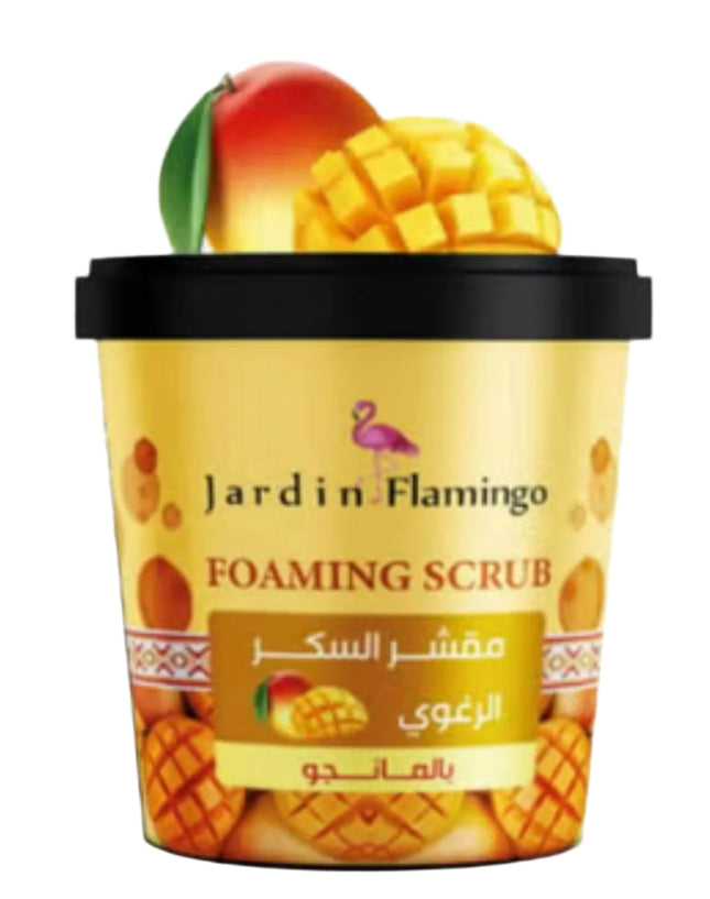 مقشر الجسم الرغوي بالسكر من جاردن فلامنجو مانجو ٥٠٠ غرام