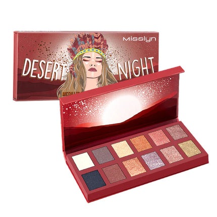 Misslyn Desert Night Metallic Eyeshadow Palette Burning Desire