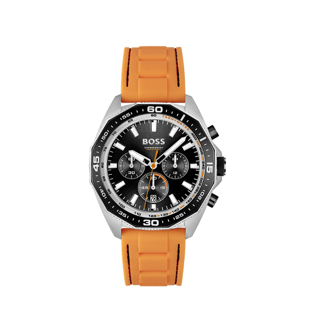 Hugo Boss Energy watch 1513970 orange silicone strap
