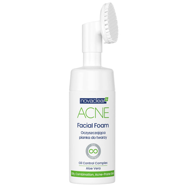 Novaclear Acne Facial Foam For Oily, Combination, Acne-Prone Skin 100ml