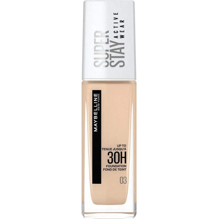 MAYBELLINE SUPER STAY ACTIVE WEAR FOUNDATION SHADES