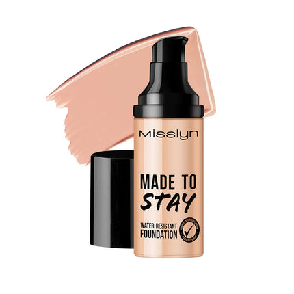 Misslyn Made To Stay Water-Resistant Foundation Shades