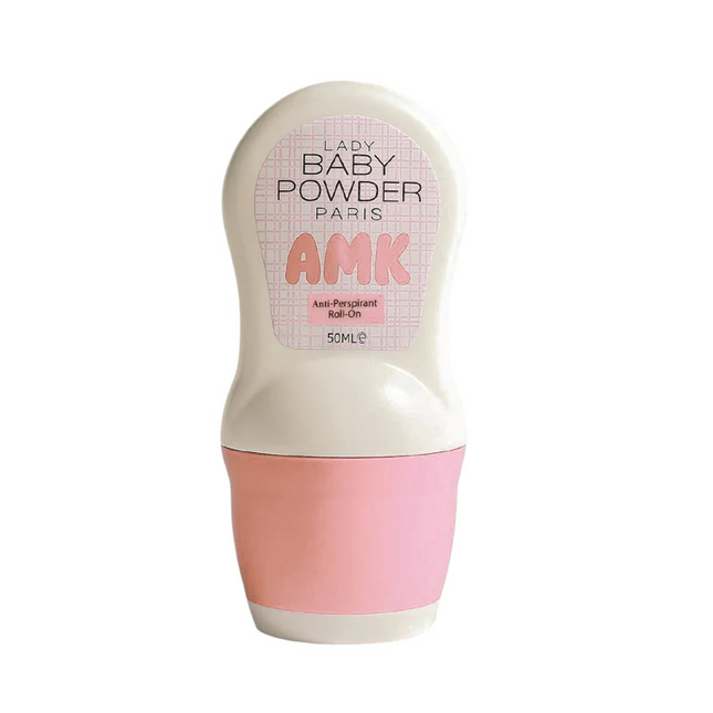 Lady Baby Powder AMK Anti-Perspirant Roll On Orange 50ml