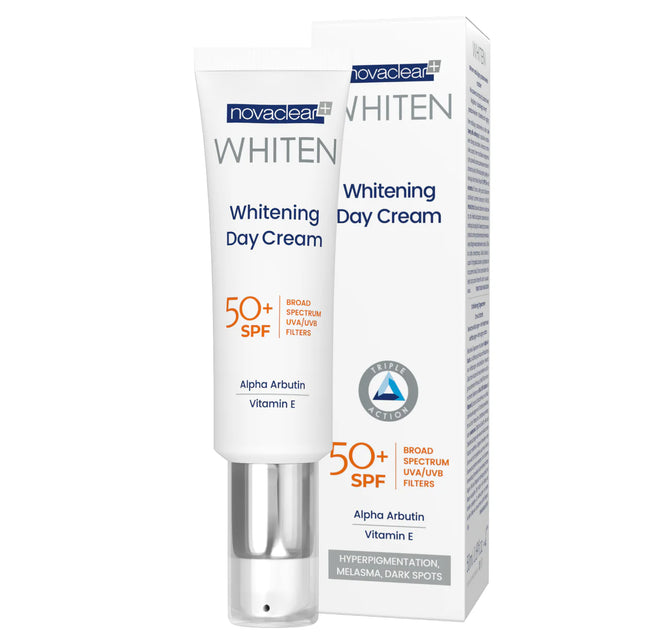 Novaclear Whiten Whitening Day Cream SPF50+ Hyperpigmentation, Melasma, Dark Spots 50ml