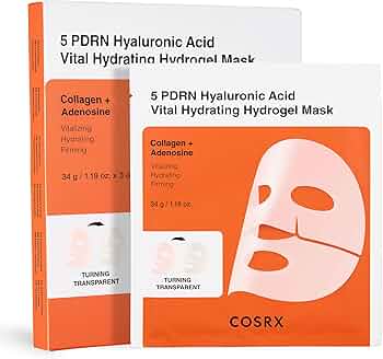 Cosrx 5 PDRN Hyaluronic Acid Vital Hydrating Hydrogel Mask