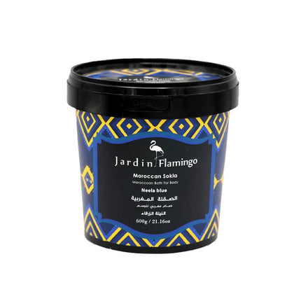 Jardin Flamingo Moroccan Body Scrub With Neela Blue 600g