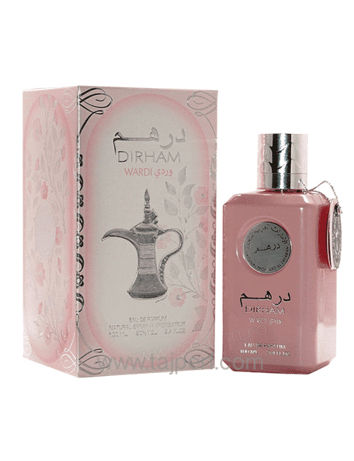 ارض الزعفران درهم وردي عطر للنساء 100 مل
