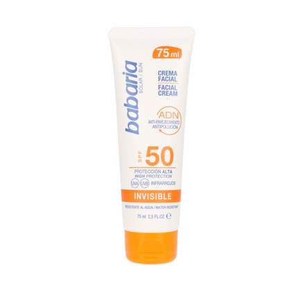 Babaria Invisible Facial Sun Cream SPF50 75Ml