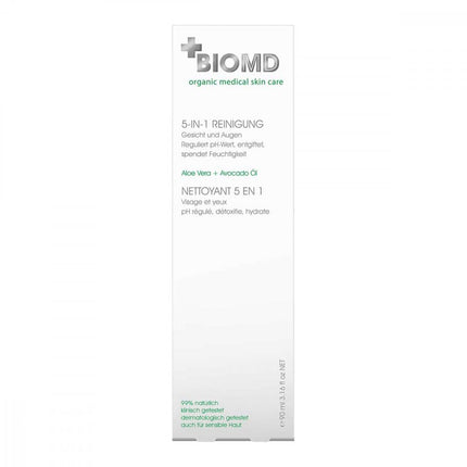 Biomd 5 in 1 Reinigung Organic Medical Skin Care Aloe Vera + Avocado 90ml
