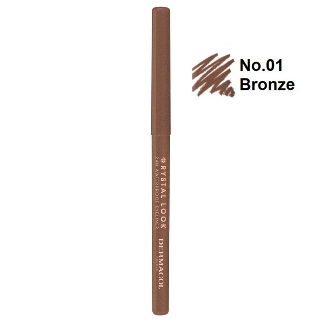 Dermacol Crystal Look Automatic Eyeliner Shades