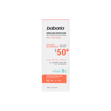 Babaria Multi Protection Face Cream SPF 50+ 360 Photoage 50ml