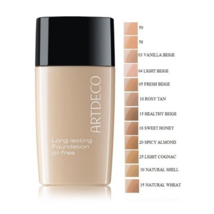 Artdeco Long Lasting Foundation Oil Free Shades