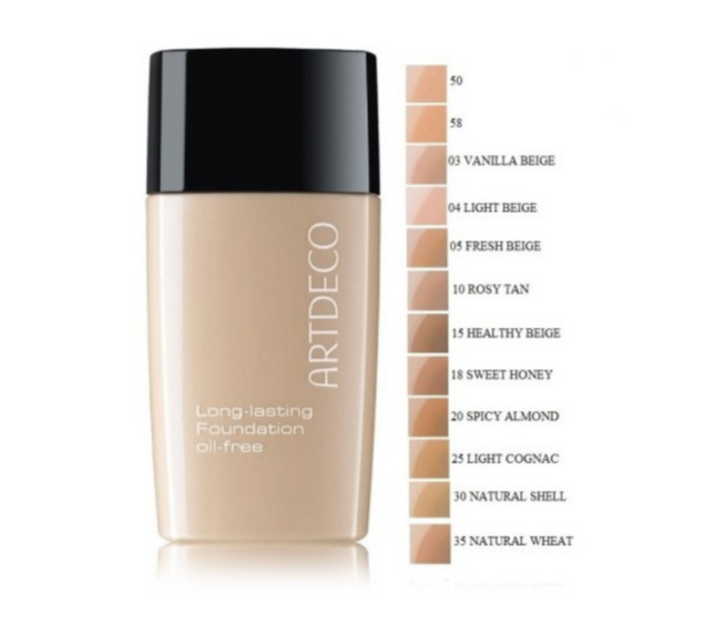 Artdeco Long Lasting Foundation Oil Free Shades