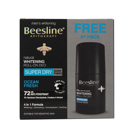 Beesline Offer Roll On Men's Deodorant Super Dry Ocean Fresh