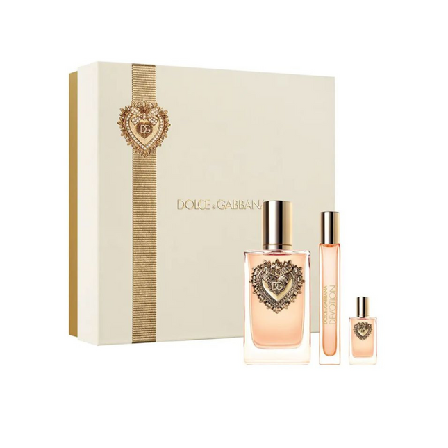 Dolce & Gabbana Devotion EDP 100Ml + EDP 10Ml + EDP 5Ml Gift Set For Women