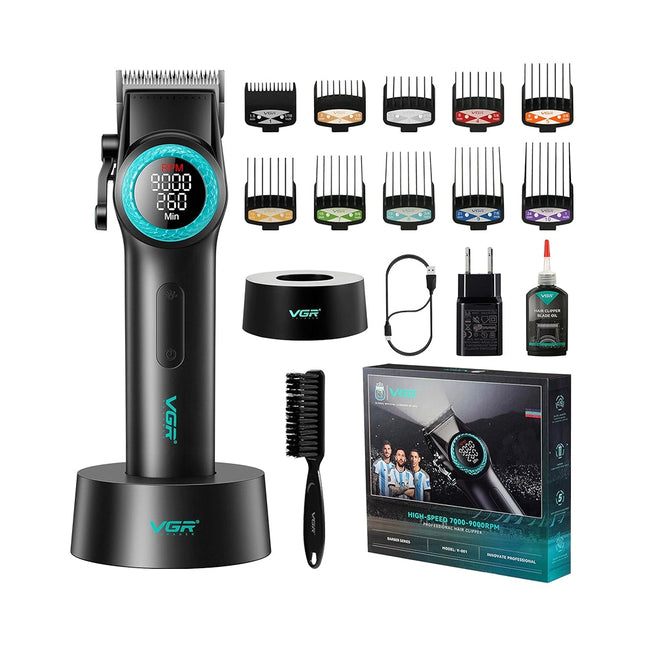 VGR High Speed 7000-9000RPM Professional Hair Clipper V-001