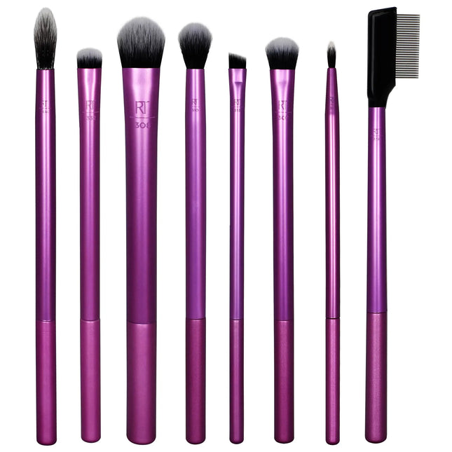 Real Techniques 8 Piece Brush Set - Everyday Eye Essentials