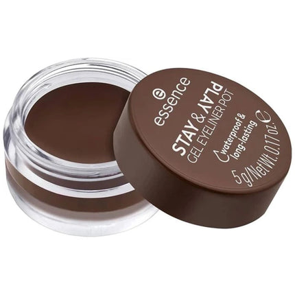 Essence Stay & Play Gel Eyeliner Pot 02 Brown